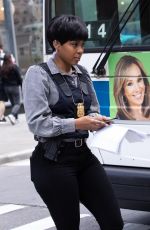 DANIELLE MONE TRUITT and AINSLEY SEIGER on the Set of Law and Order: Organized Crime 05/12/2021