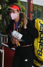 DANIELLE ROSE COLLINS Arrives at Her Hotel After Training at Roland Garros 05/29/2021