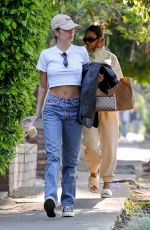 DELILAH and AMELIA HAMLIN Out for Breakfast in Los Angeles 05/10/2021