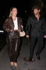 DELILAH HAMLIN in Bikini and Eyal Booker at Isabel Restaurant in London 05/23/2021