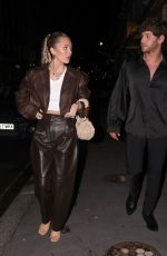 DELILAH HAMLIN in Bikini and Eyal Booker at Isabel Restaurant in London 05/23/2021