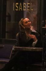 DELILAH HAMLIN in Bikini and Eyal Booker at Isabel Restaurant in London 05/23/2021
