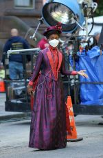 DENEE BENTON on the Set of The Gilded Age in New York 05/24/2021