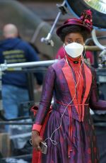 DENEE BENTON on the Set of The Gilded Age in New York 05/24/2021