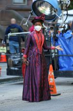 DENEE BENTON on the Set of The Gilded Age in New York 05/24/2021