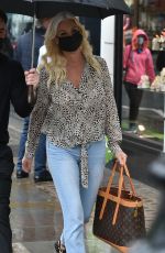 DENISE VAN OUTEN at Paul Edmonds Hair Salon in Knightsbridge 05/28/2021