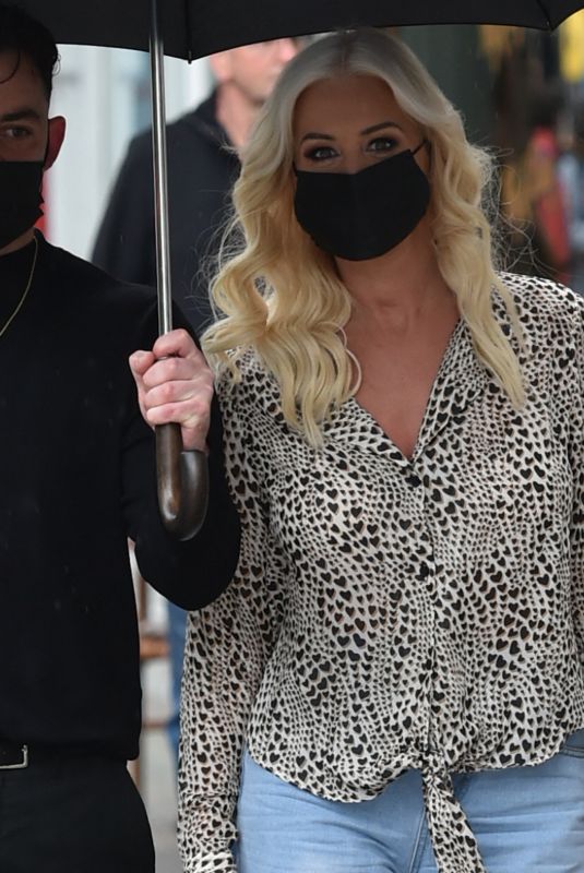 DENISE VAN OUTEN at Paul Edmonds Hair Salon in Knightsbridge 05/28/2021
