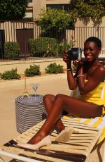 DIARRA SYLLA in Bikini at a Pool in Palm Springs 05/11/2021