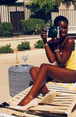 DIARRA SYLLA in Bikini at a Pool in Palm Springs 05/11/2021