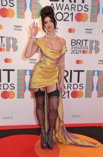 DUA LIPA at 2021 Brit Awards in London 05/11/2021