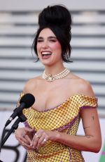 DUA LIPA at 2021 Brit Awards in London 05/11/2021