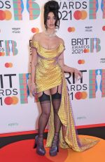 DUA LIPA at 2021 Brit Awards in London 05/11/2021