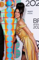 DUA LIPA at 2021 Brit Awards in London 05/11/2021