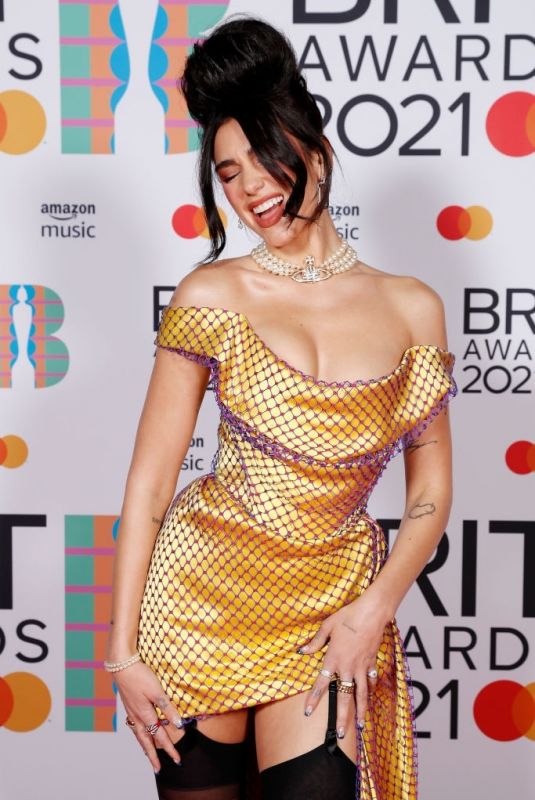 DUA LIPA at 2021 Brit Awards in London 05/11/2021