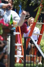EDIA FALCO as Hillary Clinton on the Set of American Crime Story: Impeachment in Los Angeles 05/14/2021