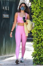 EIZA GONZALEZ in Tights Arrives at Pilates Class in West Hollywood 05/12/2021