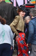ELEANOR TOMLNSON on the Set of The Offenders in Bristol 04/27/2021