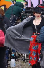 ELEANOR TOMLNSON on the Set of The Offenders in Bristol 04/27/2021
