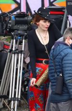 ELEANOR TOMLNSON on the Set of The Offenders in Bristol 04/27/2021