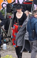 ELEANOR TOMLNSON on the Set of The Offenders in Bristol 04/27/2021