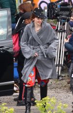 ELEANOR TOMLNSON on the Set of The Offenders in Bristol 04/27/2021