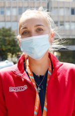 ELENA VESNINA Arrives at Her Hotel After Training at Roland Garros 05/29/2021