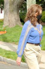 ELIZABETH BANKS and SIGOURNEY WEAVER on the Set of Call Jane in Hartford 05/15/2021