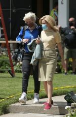 ELIZABETH BANKS and SIGOURNEY WEAVER on the Set of Call Jane in Hartford 05/15/2021