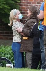ELIZABETH BANKS on the Set of Call June in Hartford 05/17/2021
