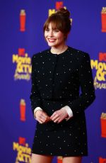 ELIZABETH OLSEN at 2021 MTV Movie Awards in Los Angeles 05/16/2021