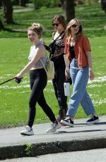 ELLA PURNELL, SAMMI HANRATTY and SOPHIE NELISSE Out in Vancouver 05/01/2021