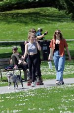 ELLA PURNELL, SAMMI HANRATTY and SOPHIE NELISSE Out in Vancouver 05/01/2021