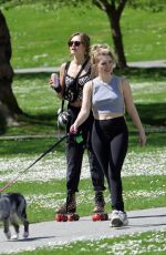 ELLA PURNELL, SAMMI HANRATTY and SOPHIE NELISSE Out in Vancouver 05/01/2021