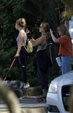ELLA PURNELL, SAMMI HANRATTY and SOPHIE NELISSE Out in Vancouver 05/01/2021