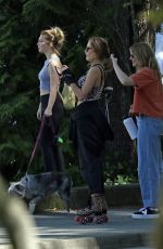 ELLA PURNELL, SAMMI HANRATTY and SOPHIE NELISSE Out in Vancouver 05/01/2021