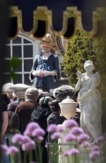 ELLE FANNING on the Set of The Great in London 05/21/2021