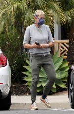 ELLEN DEGENERES Out for Coffee in Santa Barbara 05/03/2021