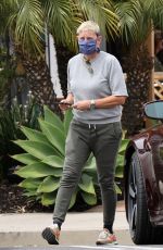 ELLEN DEGENERES Out for Coffee in Santa Barbara 05/03/2021