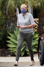 ELLEN DEGENERES Out for Coffee in Santa Barbara 05/03/2021