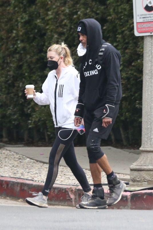ELLEN POMPEO and Chris Ivery Out in Los Feliz 05/17/2021