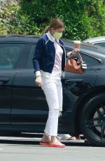 ELLEN POMPEO Arrives at Jessica The Clinic Nail Salon in West Hollywood 05/01/2021