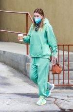 ELLEN POMPEO Out for Coffee in Los Angeles 05/16/2021
