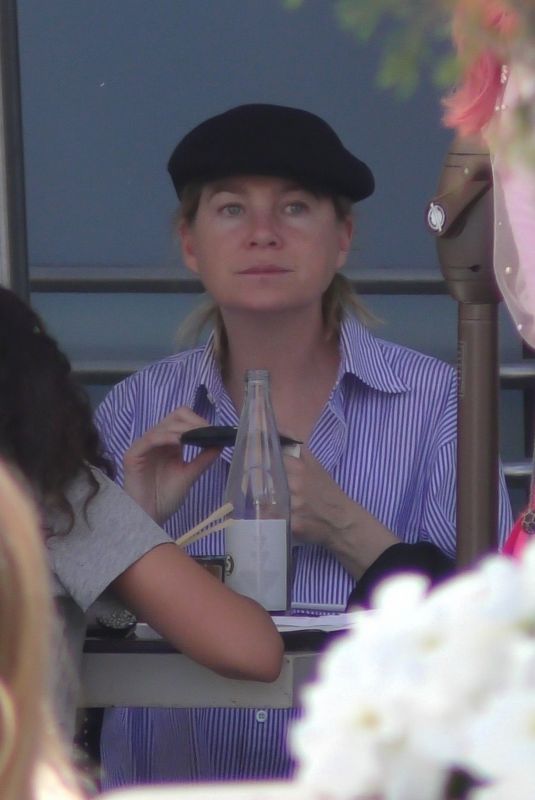 ELLEN POMPEO Out for Dinner in Los Angeles 05/21/2021
