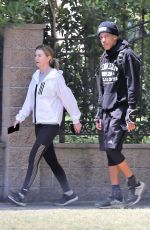 ELLEN POMPEO Out Hiking in Los Angeles 05/12/2021