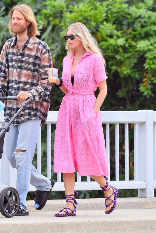 ELSA HOSK and Tom Daly Out in Los Angeles 05/02/2021