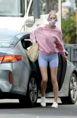 ELSA HOSK in Tight Shorts Out in West Hollywood 05/18/2021