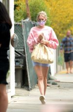 ELSA HOSK in Tight Shorts Out in West Hollywood 05/18/2021