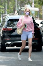 ELSA HOSK in Tight Shorts Out in West Hollywood 05/18/2021