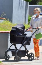 ELSA HOSK Out for Coffee with her Daughter in Los Angeles 05/08/2021