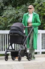 ELSA HOSK Out with Her Baby in Los Angeles 05/15/2021